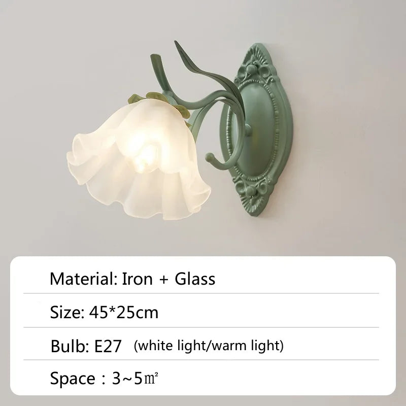 lustre à fleurs médiéval style nordique pour intérieur élégant