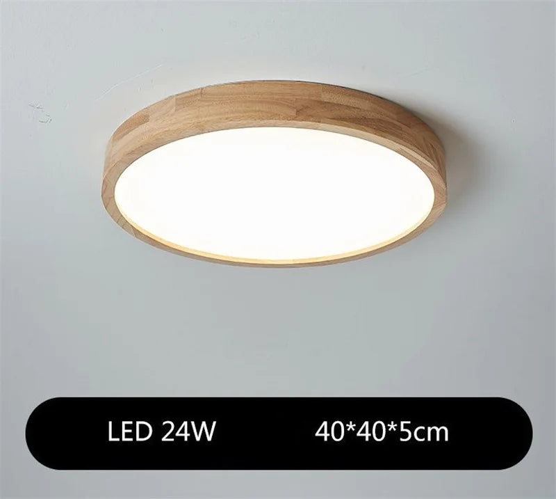 lustre en bois japonais abat-jour en verre décoration intérieure