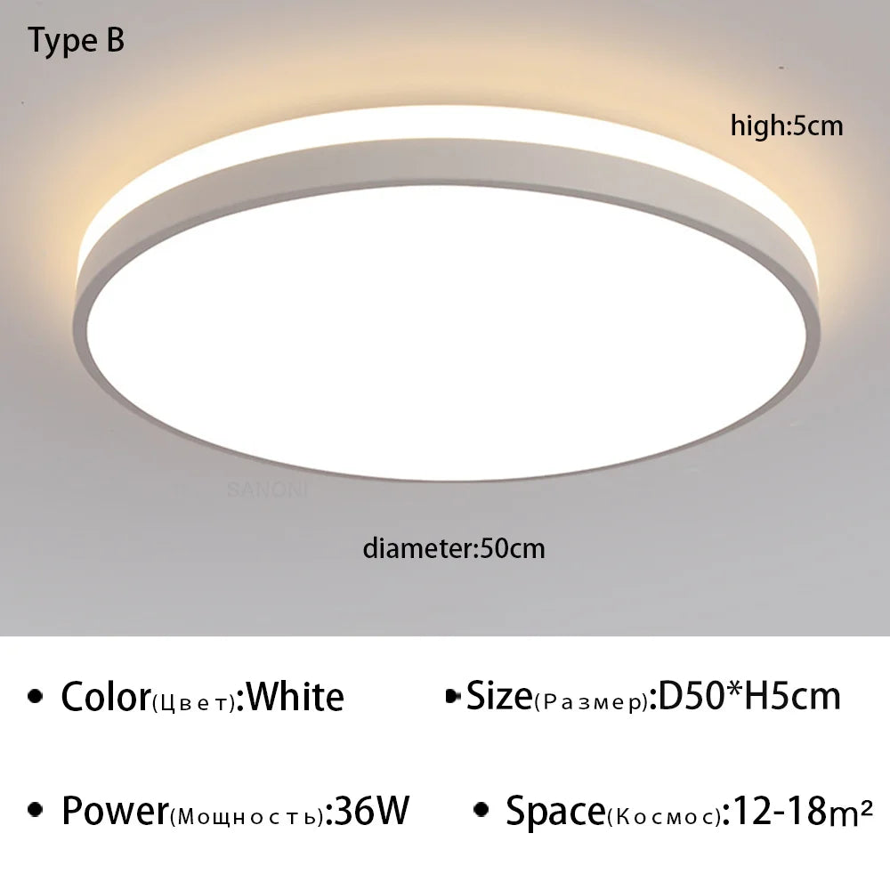 plafonnier led moderne pour une décoration élégante et lumineuse