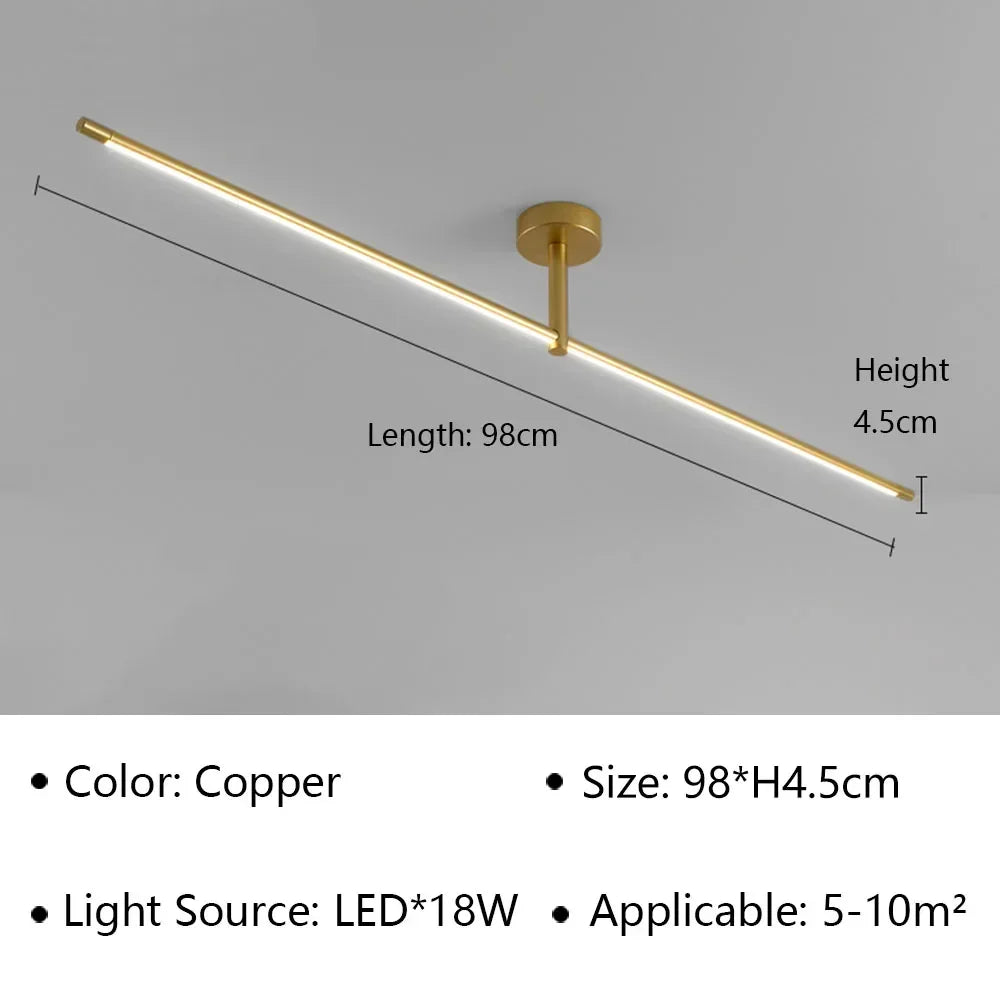 lustre moderne à leds pour allée et miroir décoratif