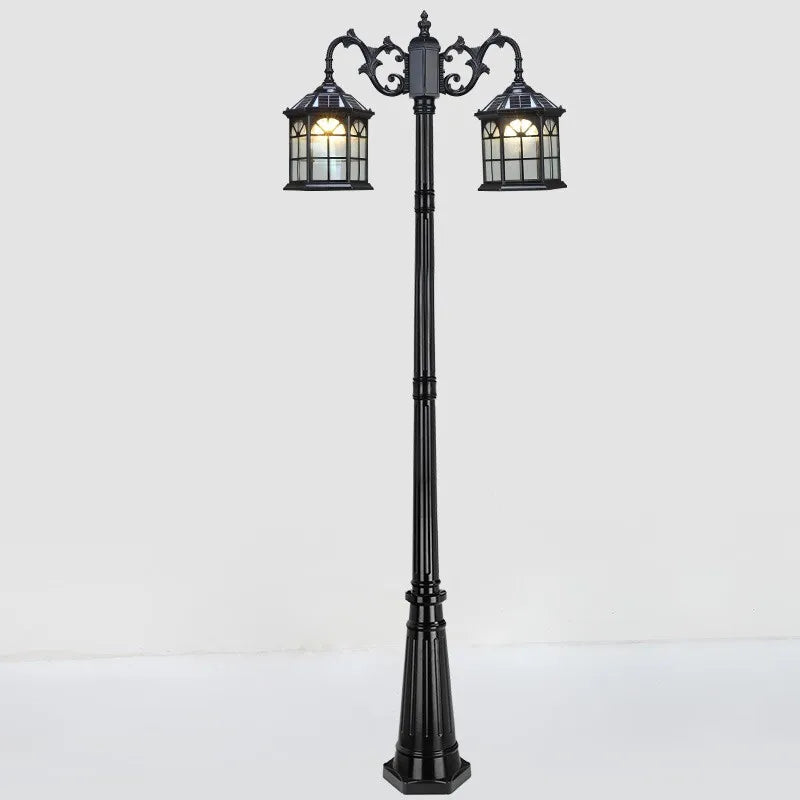 Lampadaire solaire de Style européen