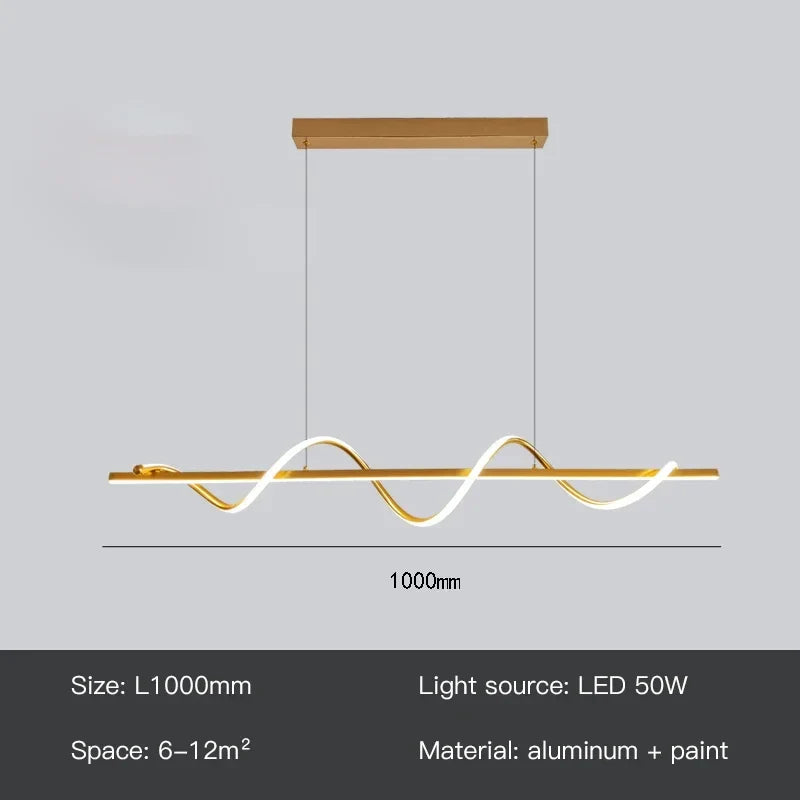 suspension LED rotative avec télécommande pour décoration intérieure