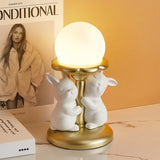 lampe de bureau kawaii lapin mignon décorative pour filles et mariages