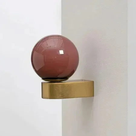applique murale en verre design nordique moderne et simple