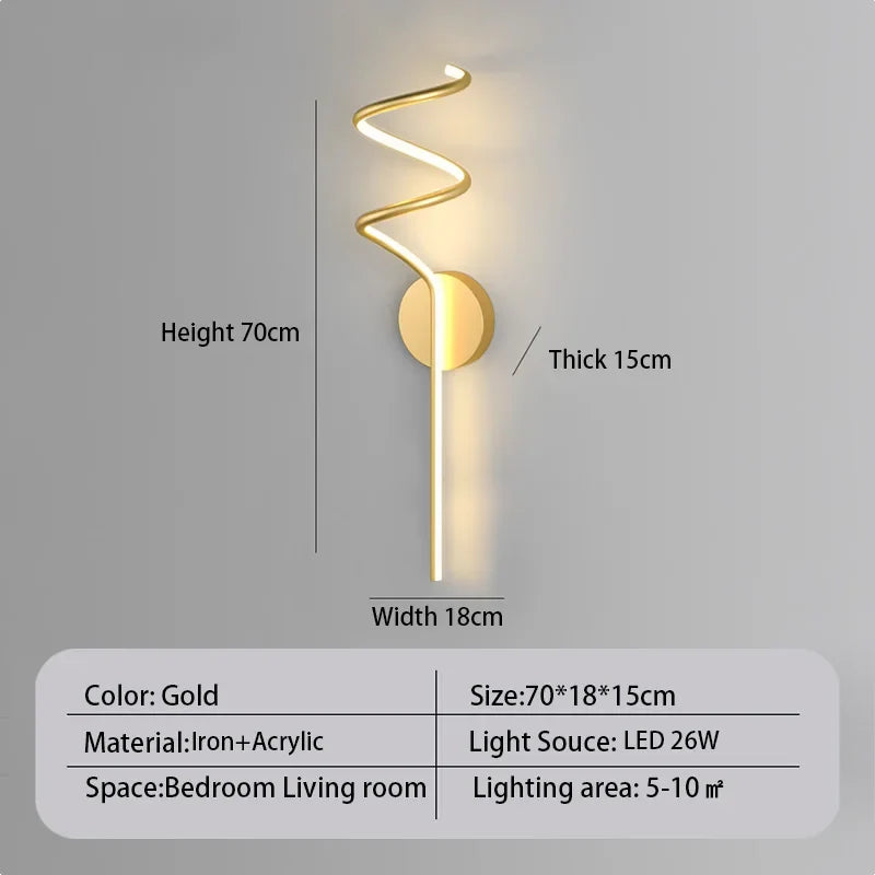 applique murale led moderne pour décoration intérieure élégante