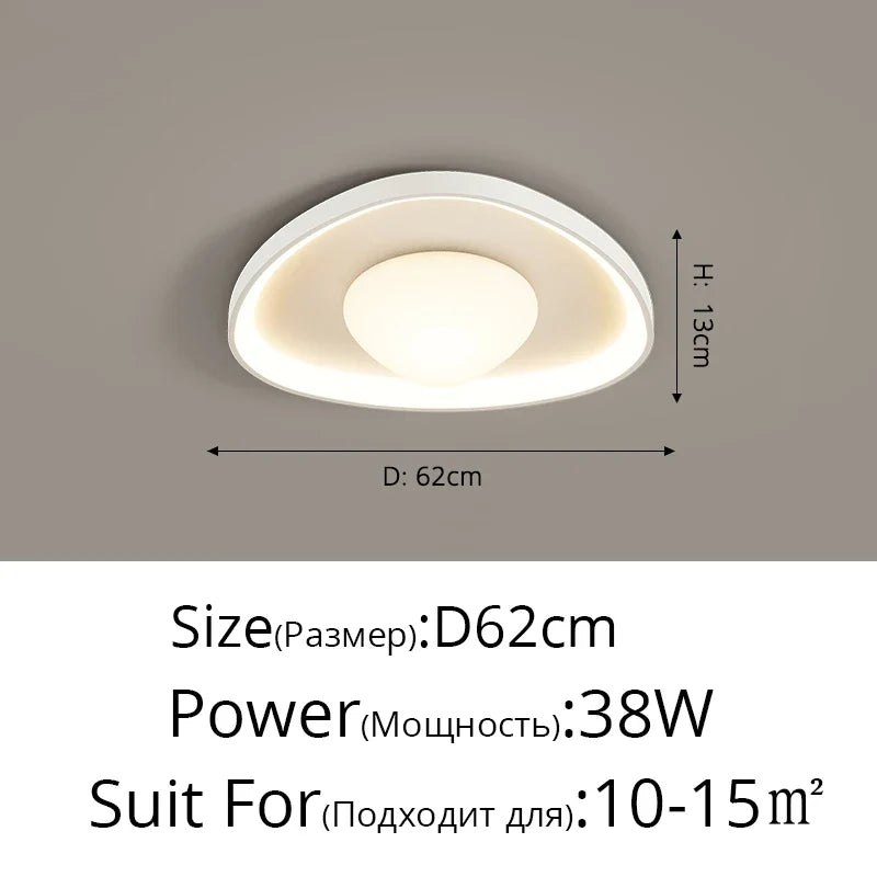 plafonnier led design moderne à spectre complet nouveau modèle 2024