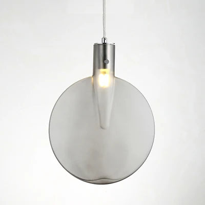 suspension en verre abat-jour raquette tennis design moderne lumineux