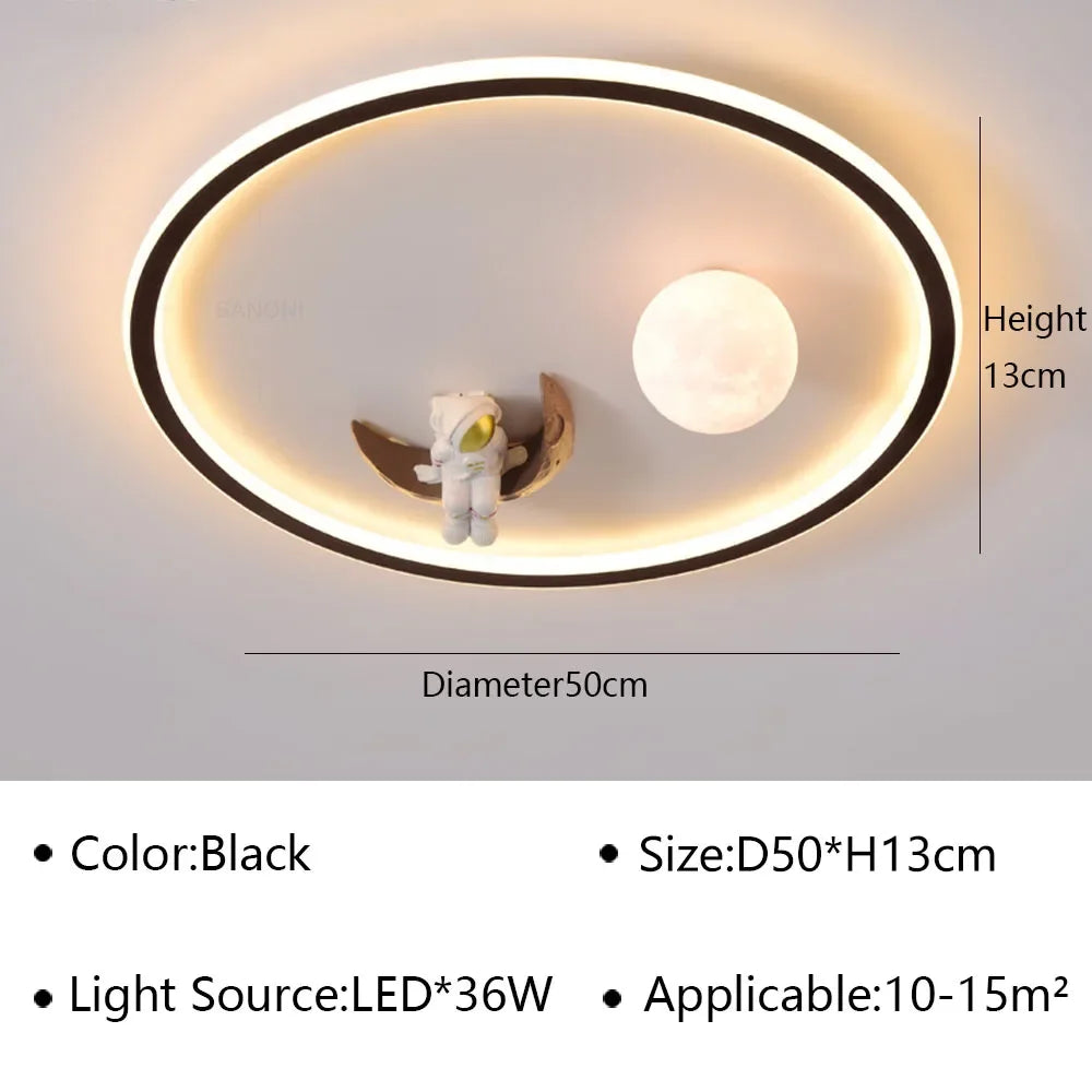 lustre moderne à leds pour décoration intérieure maison