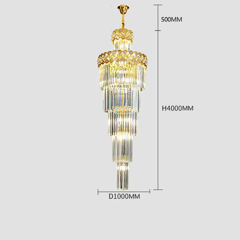 lustre design en cristal pour intérieur moderne et élégant