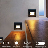 Applique murale led encastrée pour escaliers avec capteur de mouvement