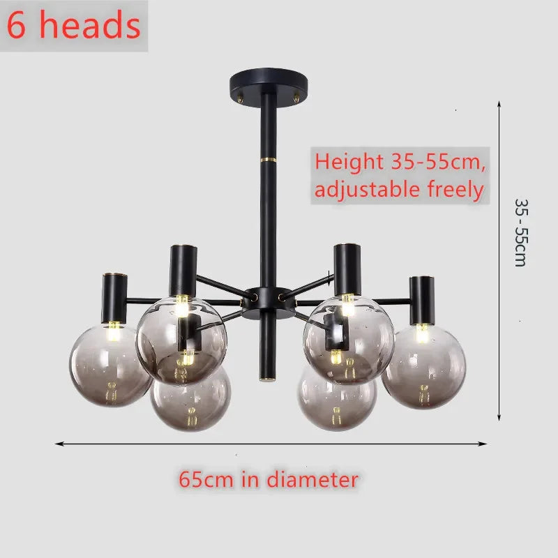 suspension led moderne vintage pour cuisine et salon
