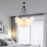 Suspension moderne en verre pour décoration intérieure élégante