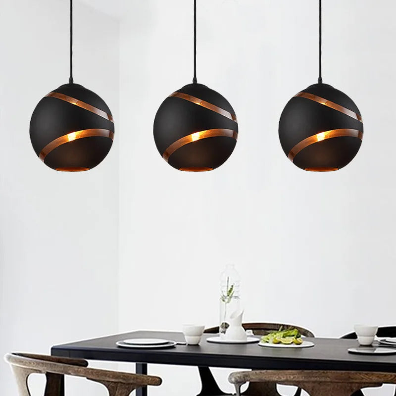 suspension nordiques modernes en verre pour décoration loft bar