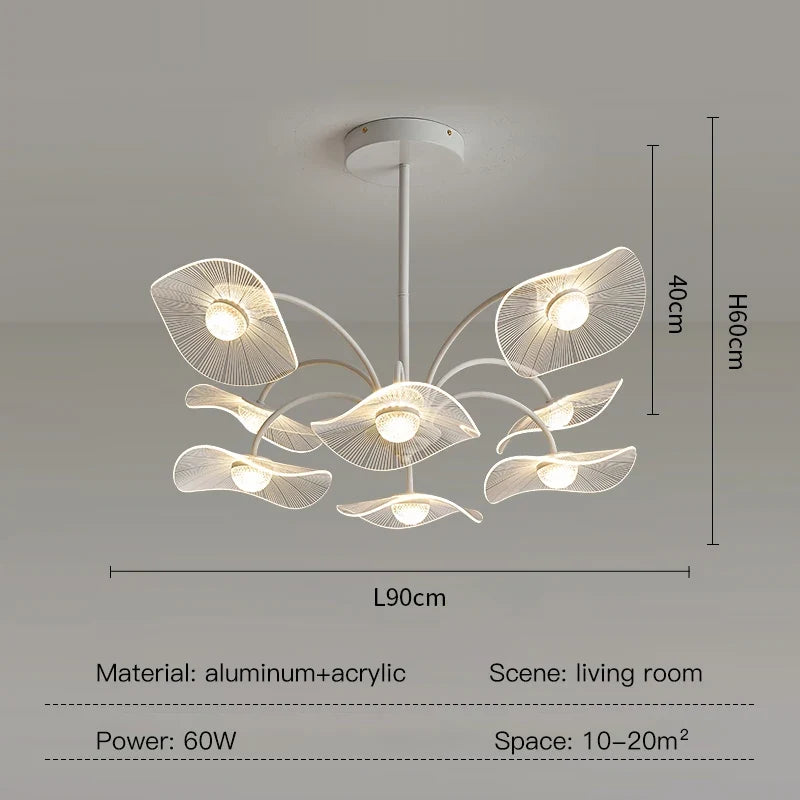 Lustre de salon moderne blanc décor à la maison Led lampe suspendue de plafond pour hall chambre Loft salle à manger cuisine luminaires