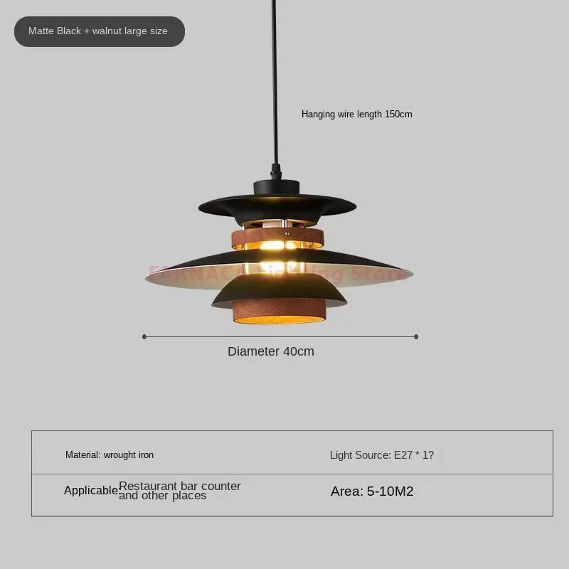 lustre design nordique créatif style japonais pour bar et salon