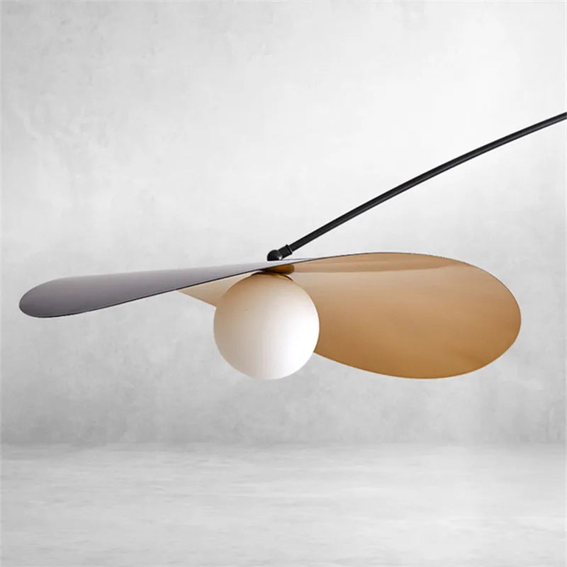 Lampadaire LED de pêche au design minimaliste moderne
