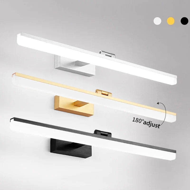lampe led moderne pour miroir de vanité et vestiaire