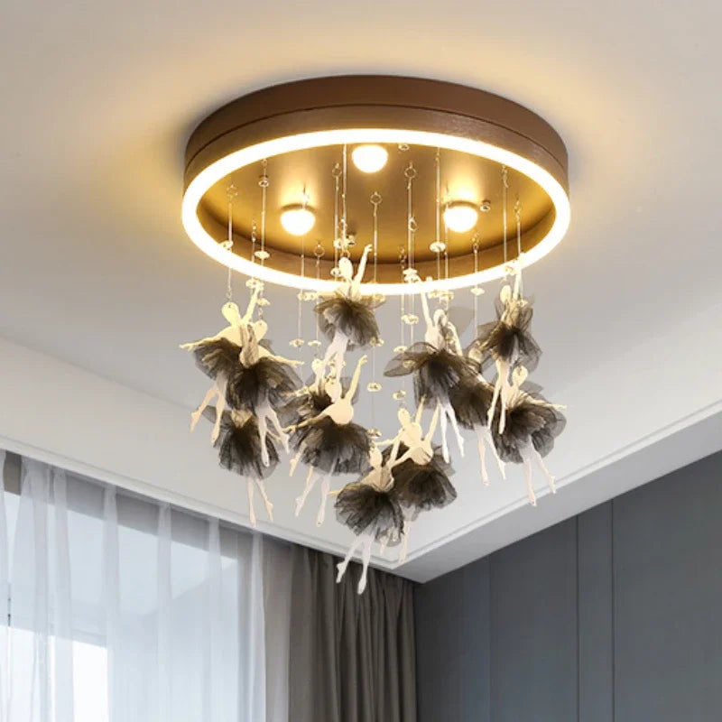 plafonnier led créatif nordique pour éclairage chaleureux et romantique