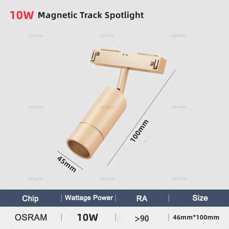spot led magnétique pour éclairage intérieur moderne