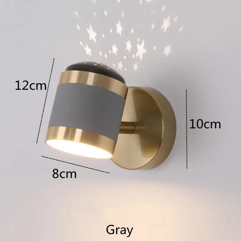 applique murale moderne à led avec interrupteur pour miroir décoratif
