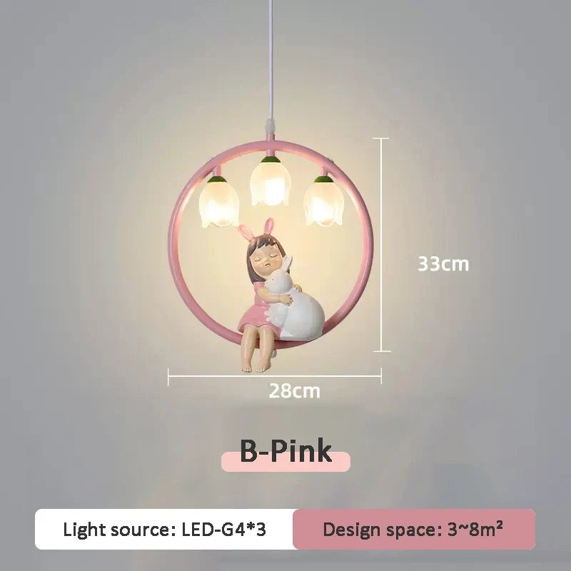 suspension mignonne pour chambre de petite fille moderne