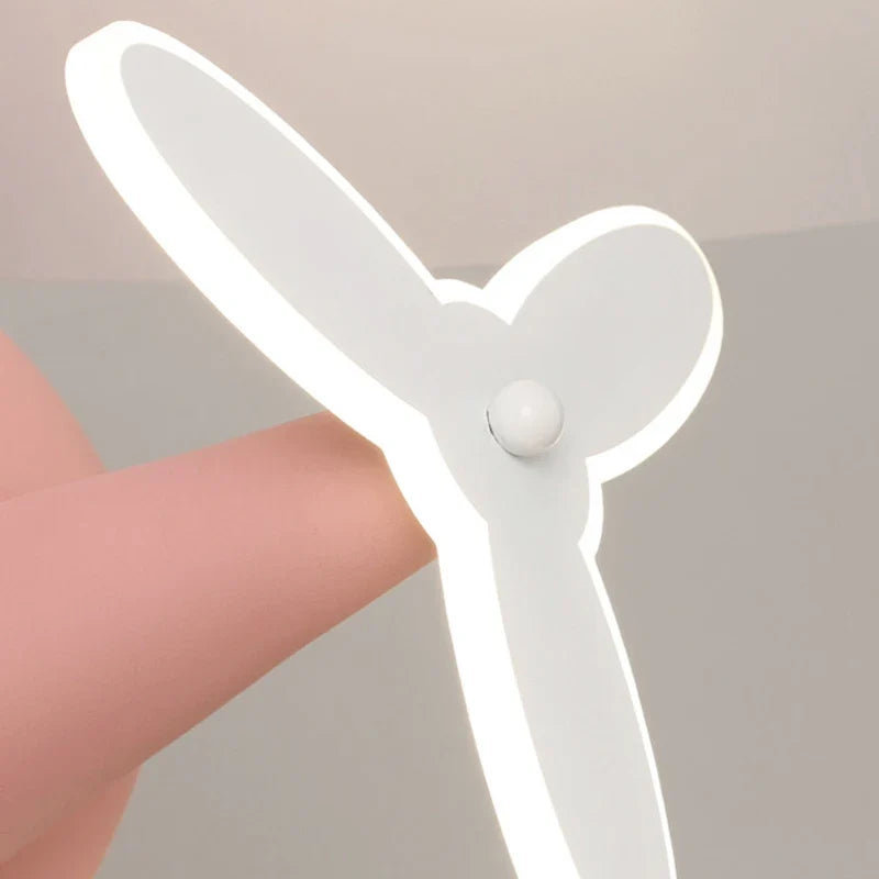 suspension hélicoptère ventilateur led pour enfants télécommande directe