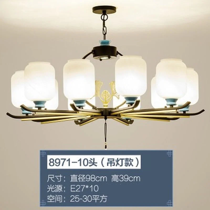 lustre rétro chinois pour un éclairage élégant et chaleureux