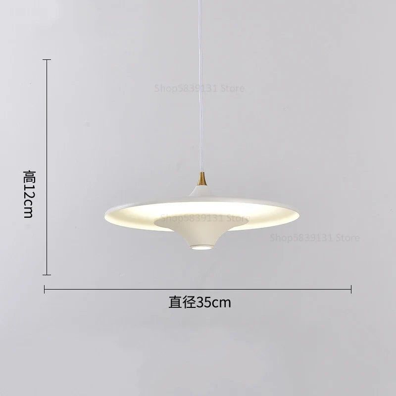 suspension led modernes simples et créatives nordiques
