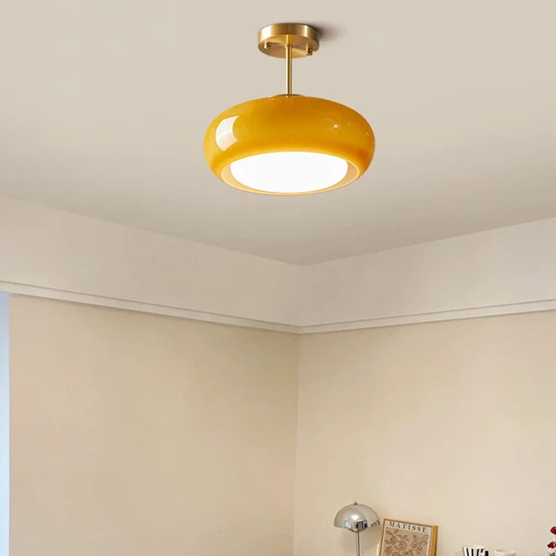lustre moderne en verre luminaires suspendus métal doré et chromé