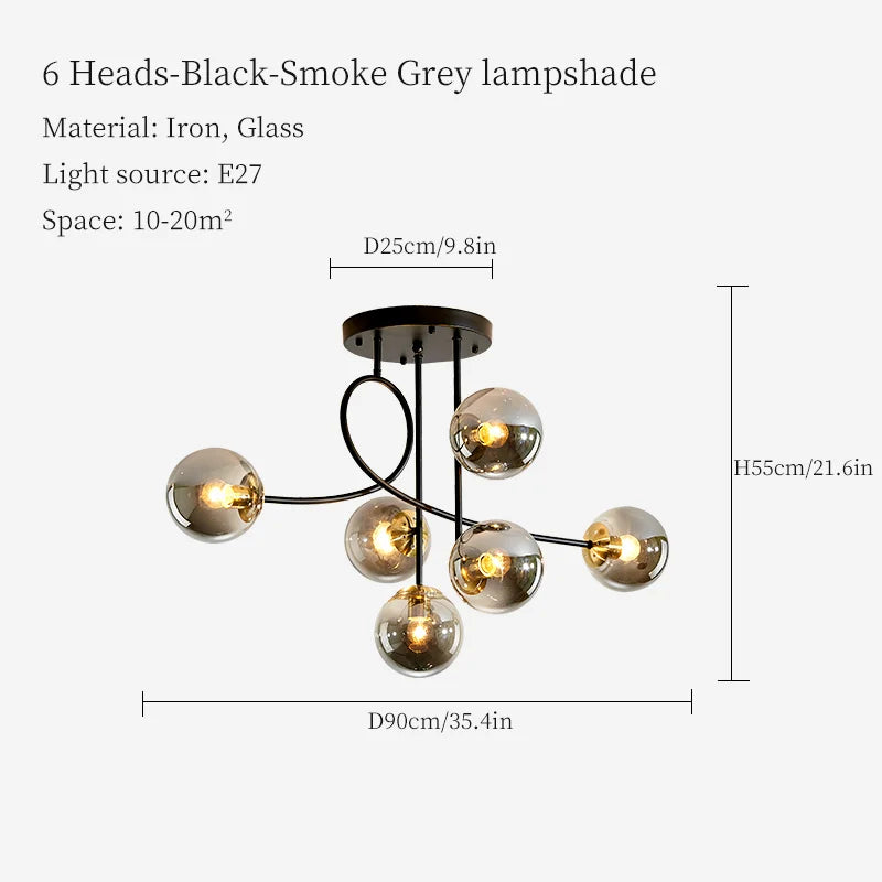 suspension luxe led pour décoration intérieure élégante