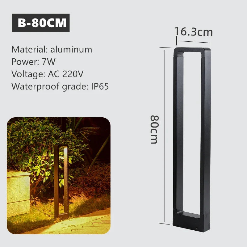 lampe led extérieure simple pour éclairage de jardin et paysage