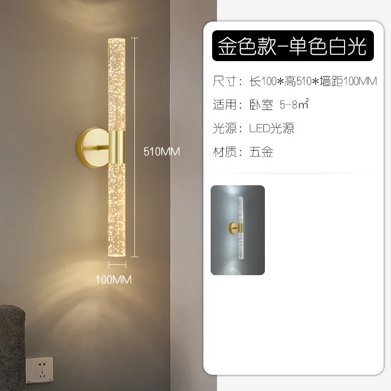 Applique Murale Cristal LED Haut/Bas