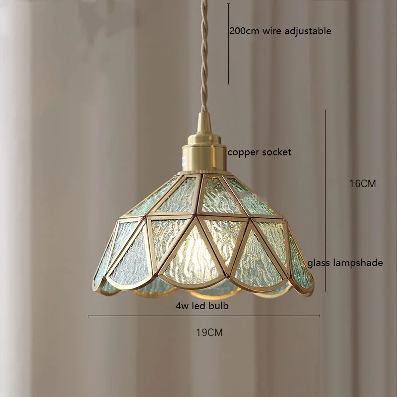iwhd lampe à main led moderne en verre cuivre papillon