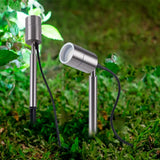 lustre en acier inoxydable pour éclairage de jardin extérieur
