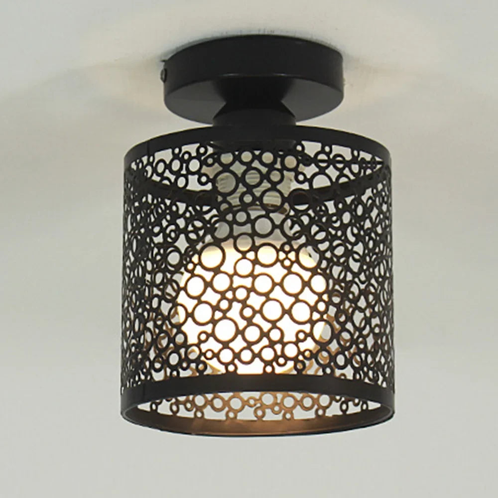 lustre suspendu en métal style rétro edison moderne