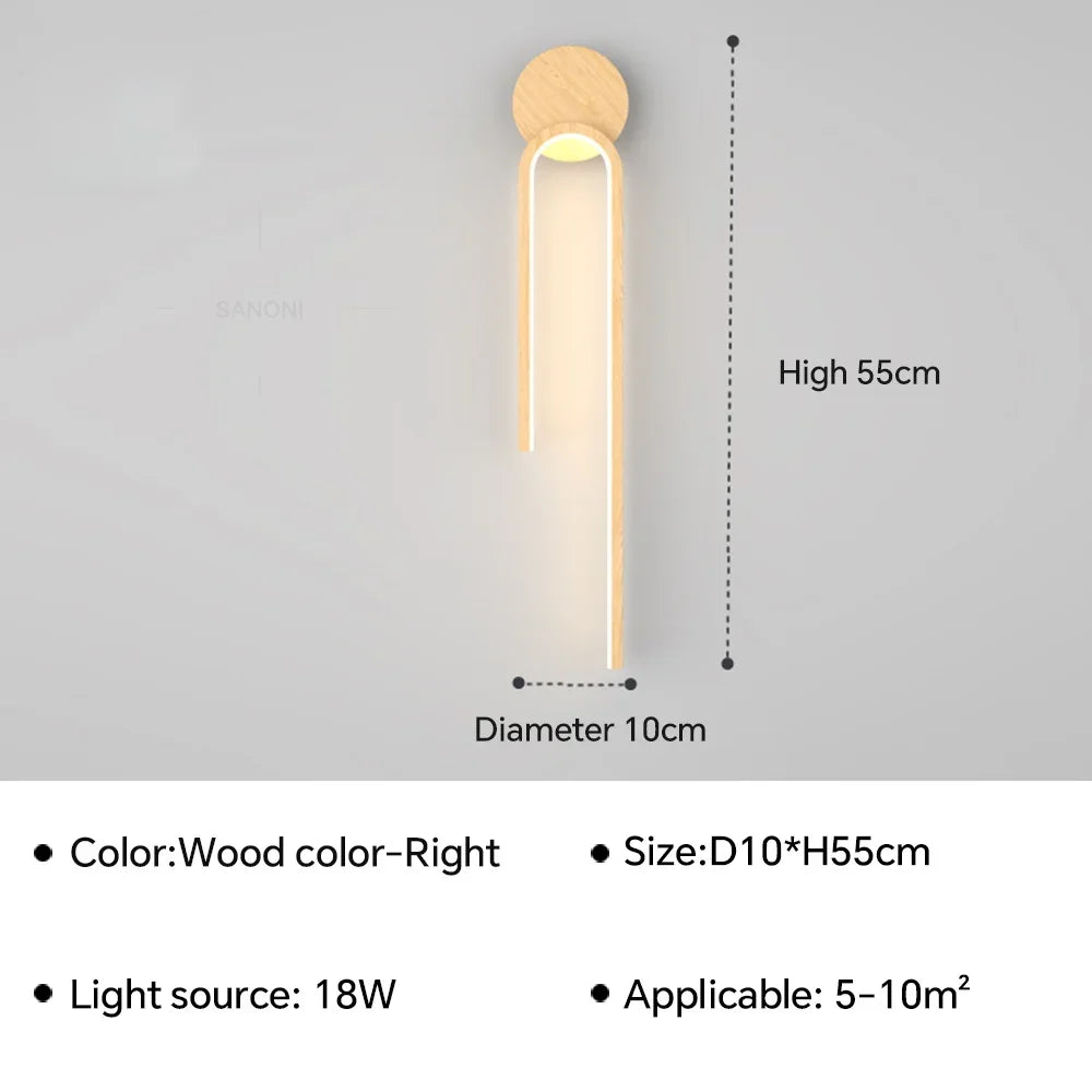 applique murale led nordique pour décoration chambre