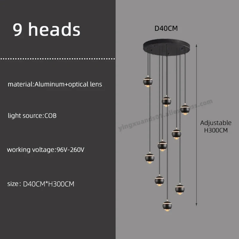 lustre à boules modèle 2022 luminaire suspendu design moderne