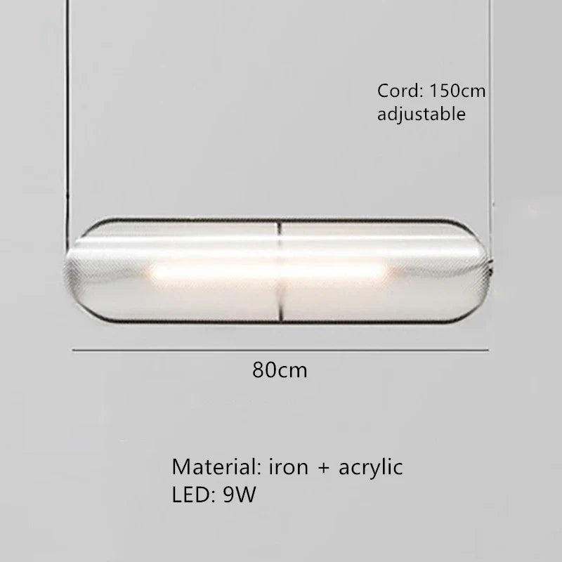 suspension led moderne réglable pour intérieur et décoration