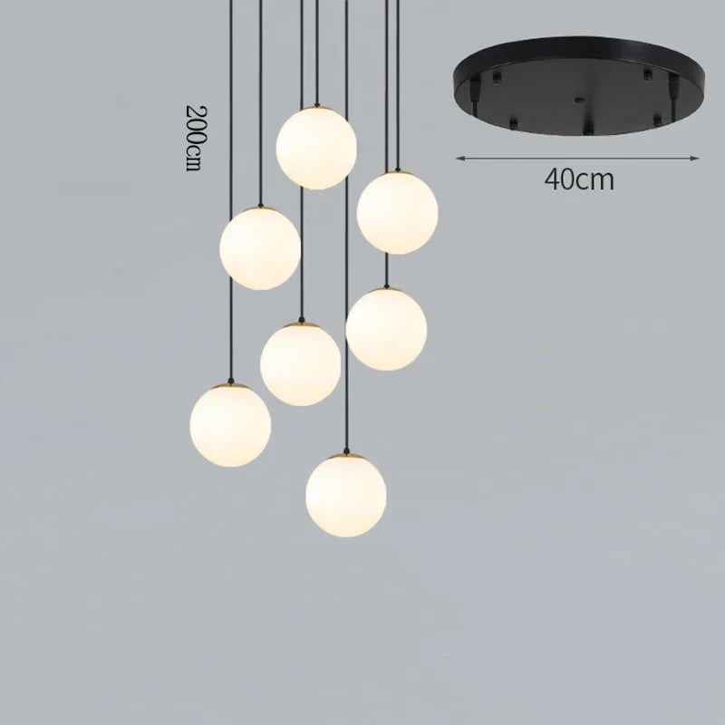 Nordique décor à la maison salle à manger suspension lumières éclairage intérieur plafonnier suspension lustre lampes pour salon