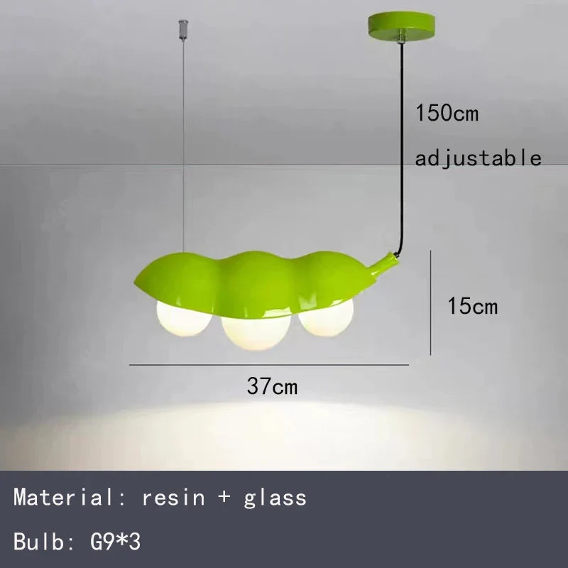 lustre créatif en verre à pois pour décoration intérieure