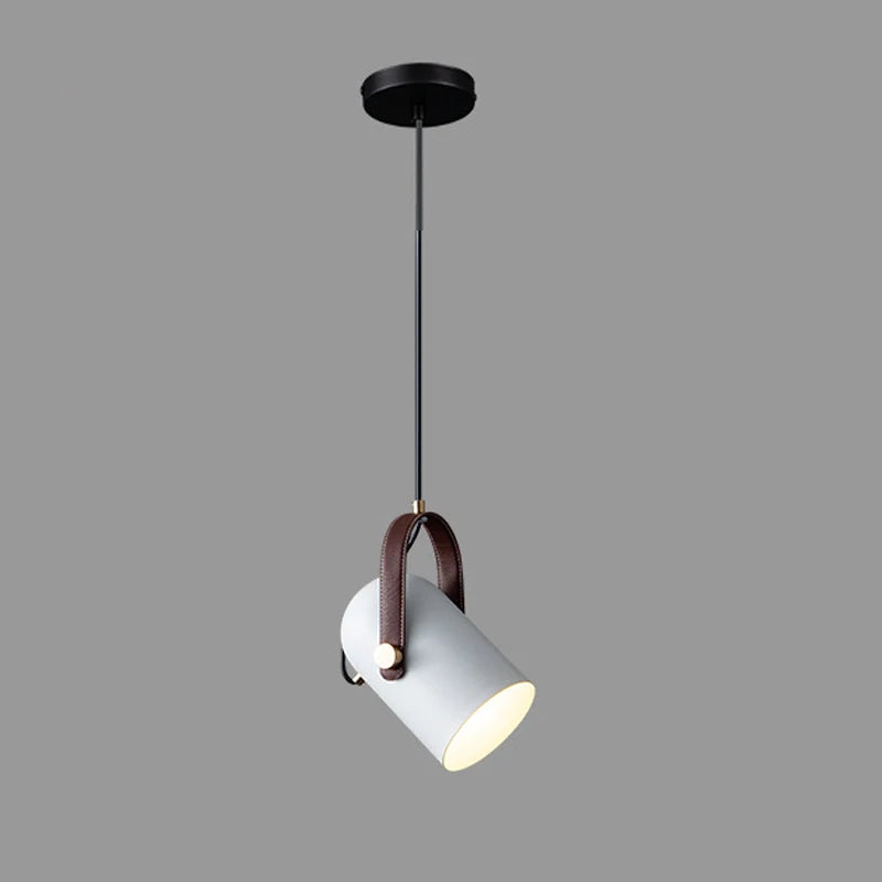 Suspension rotatives projecteurs modernes lampes suspendues en métal décor à la maison chambre salon salle à manger éclairage intérieur peinture en bois