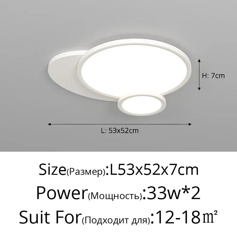 lampe de salon spectre complet led encastré design créatif