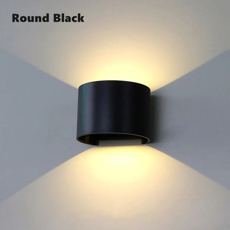 applique murale extérieure intelligente avec lumière rgb et cct