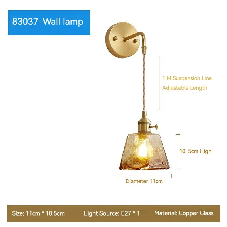 suspension moderne en verre led pour décoration intérieure