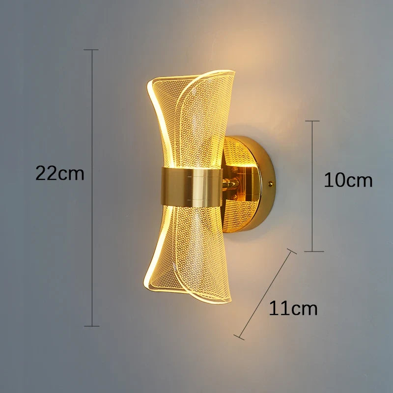 applique murale led nordique pour décoration intérieure