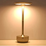 Lampe de table led tactile rechargeable pour décoration et lecture