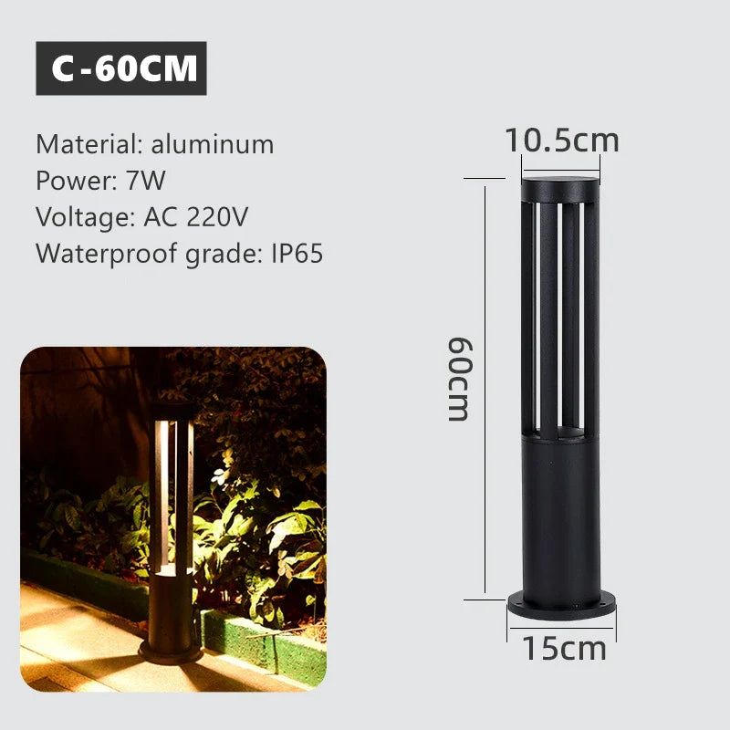 lampe led extérieure simple pour éclairage de jardin et paysage
