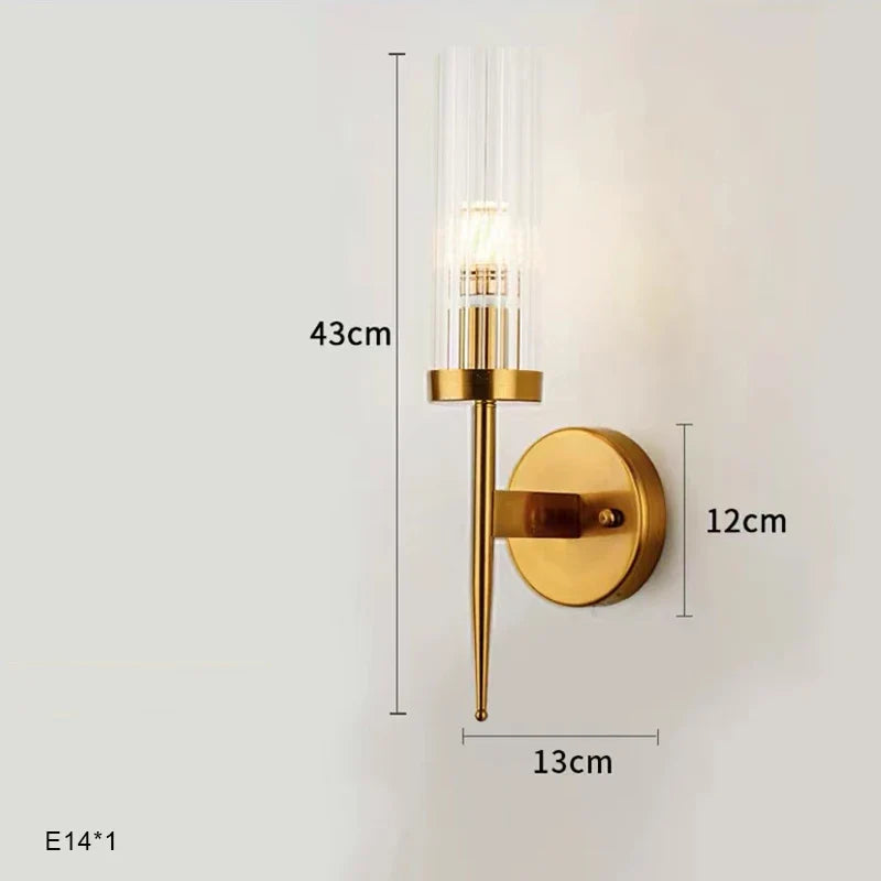 lustre moderne en cuivre led avec cristaux pour hôtel et foyer