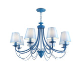 lustre en fer forgé noir et blanc design intérieur moderne