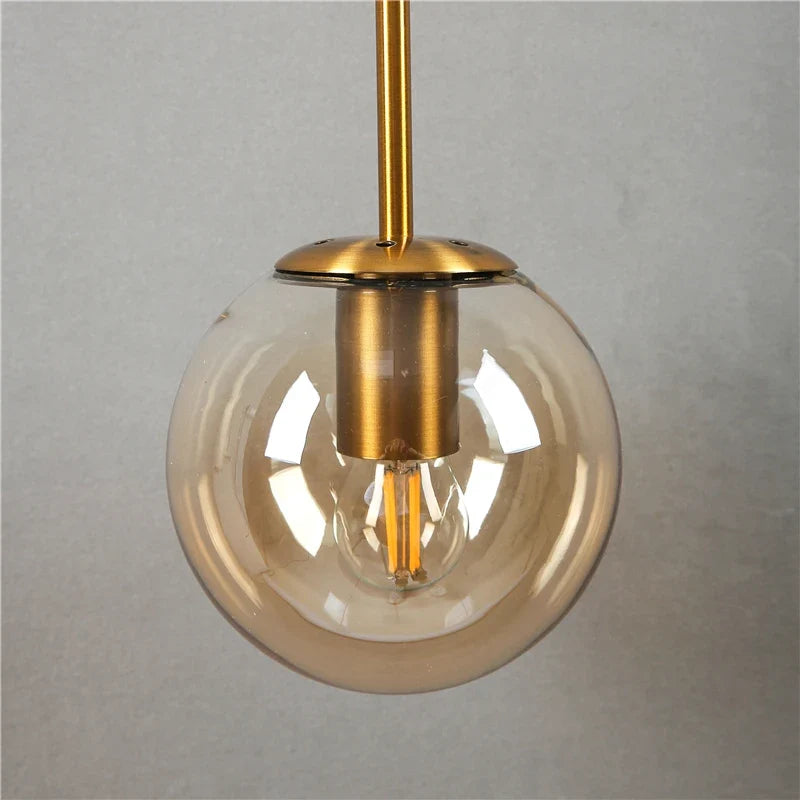applique murale led vintage post-moderne boule de verre nordique